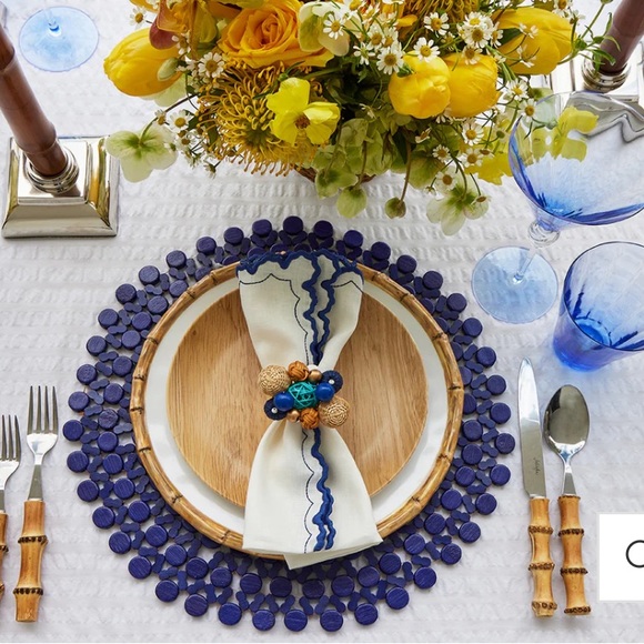 NWT Kim Seybert Java Napkin Ring, Set of 8 - Picture 5 of 5